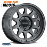 メソッド Method Race MR316 マットブラック 1本　【C.O.C】