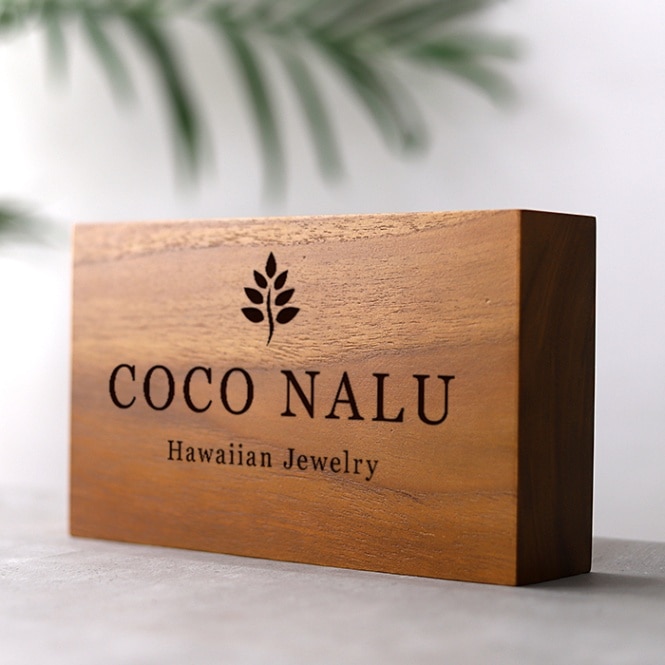 DESKTOP BLOCK / TEAK WOOD / rectangle / 12×20×5cm