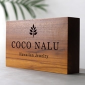 DESKTOP BLOCK / TEAK WOOD / rectangle / 14×24×5cm