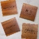 NAME PLATE / TEAK WOOD / square / 13×13cm