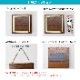 NAME PLATE / TEAK WOOD / square / 13×13cm