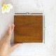 NAME PLATE / TEAK WOOD / square / 13×13cm