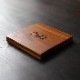 NUMBER PLATE / TEAK WOOD / square / 13×13cm