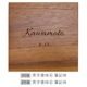 NAME PLATE / TEAK WOOD / square / 15×15cm