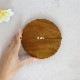 NAME PLATE / TEAK WOOD / round / Φ13cm
