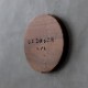 NAME PLATE / TEAK WOOD / round / Φ13cm