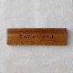 NAME PLATE / TEAK WOOD / rectangle / 5×18cm