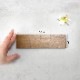 NUMBER PLATE / TEAK WOOD / rectangle / 5×18cm