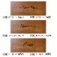 NAME PLATE / TEAK WOOD / rectangle / 10×25cm