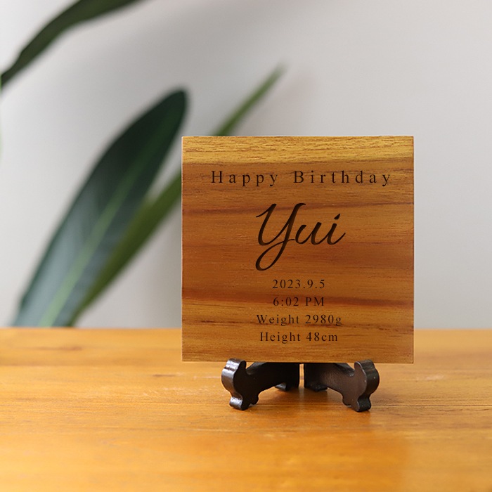 WOOD PLATE STAND / M size