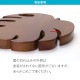 NAME PLATE / TEAK WOOD / monstera / 20×19cm