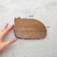 NAME PLATE / TEAK WOOD / cat / 15×11cm※今回入荷分 A面は角に丸み有
