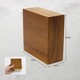 DESKTOP BLOCK / TEAK WOOD / square / 10×10×4cm 