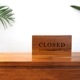 DESKTOP BLOCK / TEAK WOOD / rectangle / 14×24×5cm