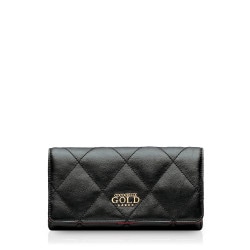 COCOCELUX GORD ショルダーバッグ レザー ブラック ウォレット COCOCELUX GOLD】 セレブリティーな極上のクロコダイル革が