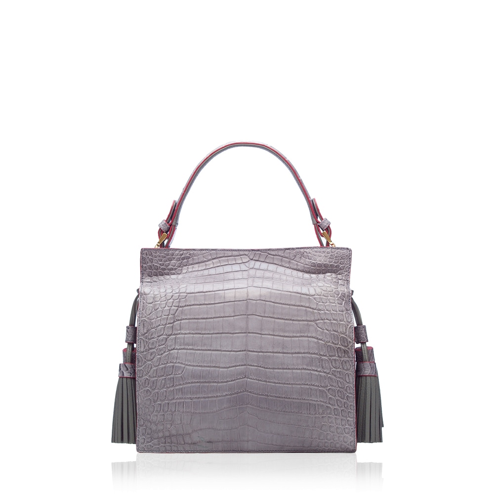 COCOCELUX GOLD ﾏｯﾄｸﾛｺﾀﾞｲﾙ ﾀｯｾﾙ巾着 ﾜﾝﾊﾝﾄﾞﾙ2WAYﾊﾞｯｸﾞ | bag