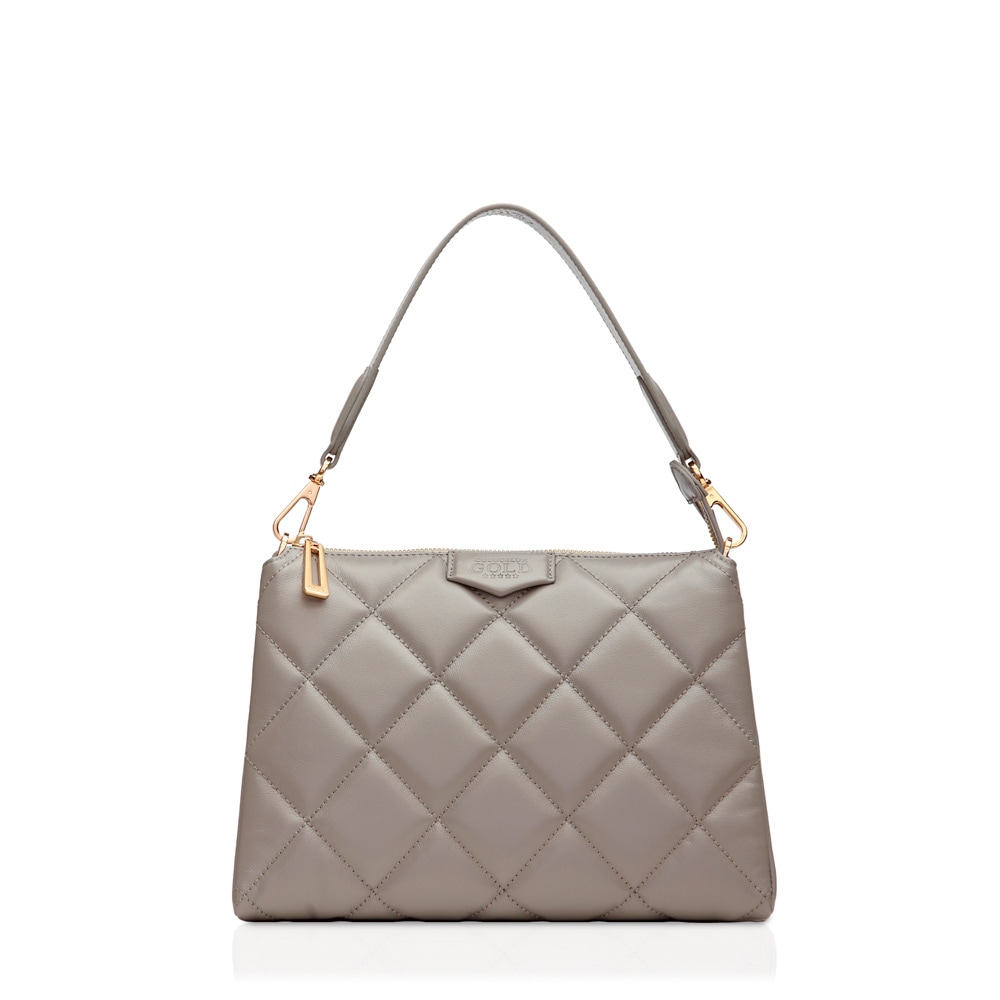 COCOCELUX GOLD ハンドバッグ ショルダーバッグ ダイヤモンドレザー