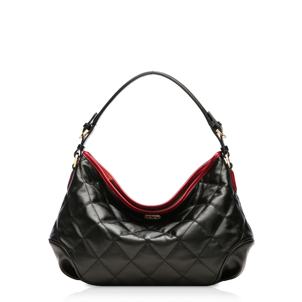 COCOCELUX GOLD レザーバッグ 黒 ココセリュックスゴールド COCOCELUX GOLD レザーバッグ キルティング