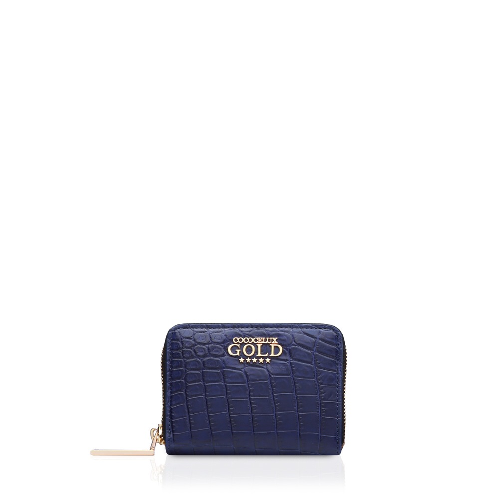 COCOCELUX GOLD フランスクロコ社製クロコ ﾏﾙﾁｼﾞｯﾌﾟｳｫﾚｯﾄ