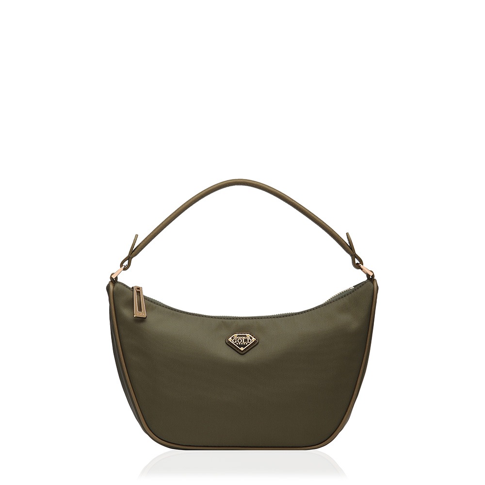COCOCELUX GOLD POCONO NYLON ﾊｰﾌﾑｰﾝﾊﾞｯｸﾞ | material