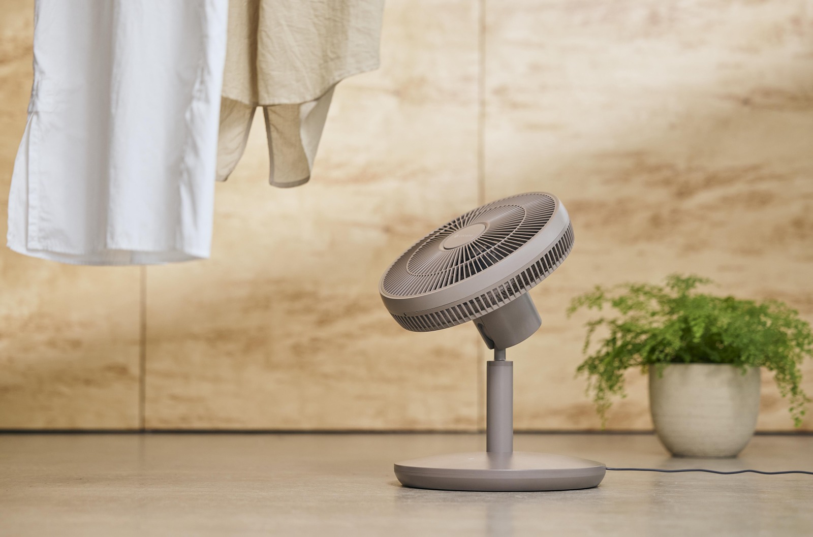 airy fan Basic用　アルミ支柱ショート単品（ショコラ）