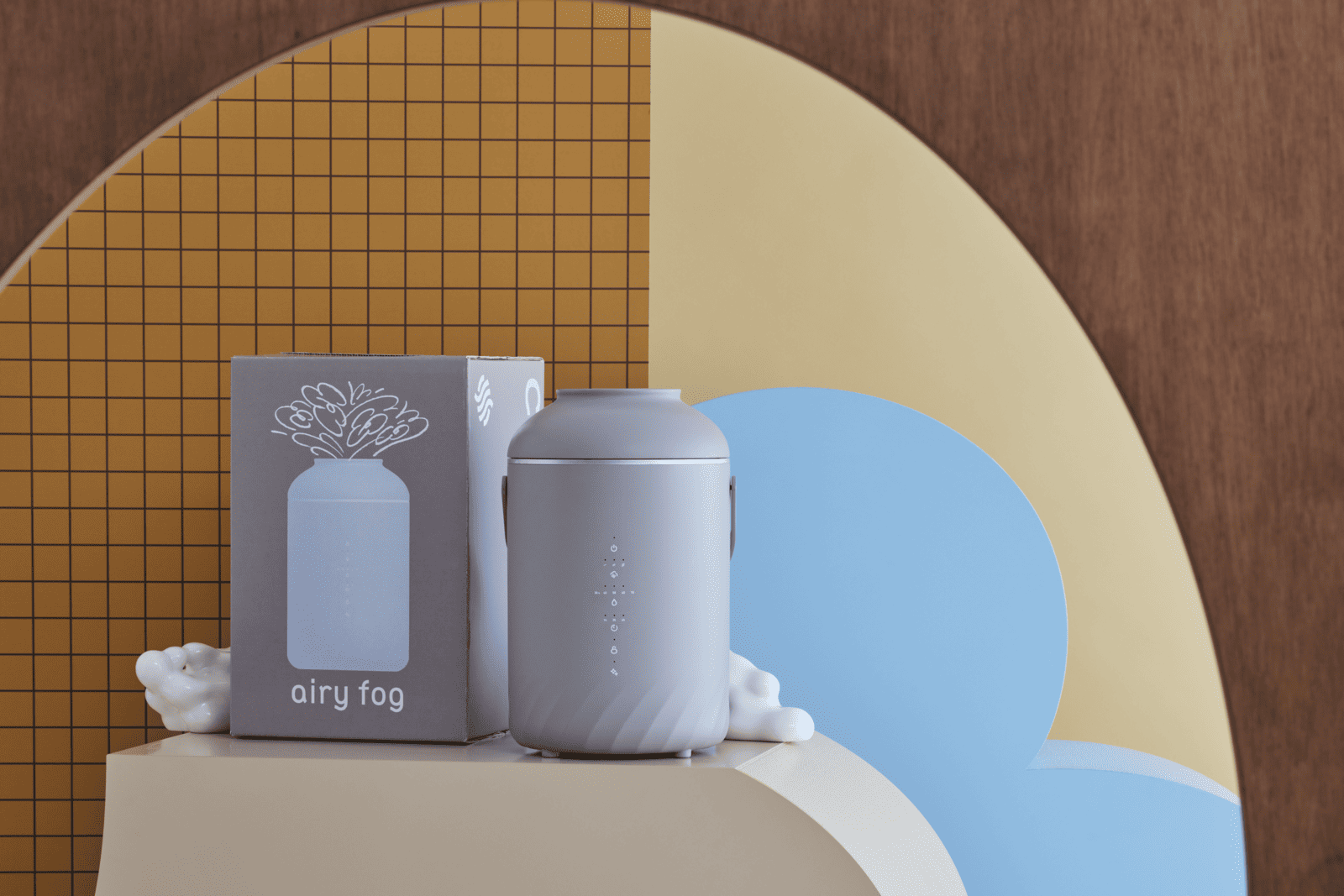 airy fog スチーム式加湿器 CH-S41SS-CH ショコラ | airy fog | cocono