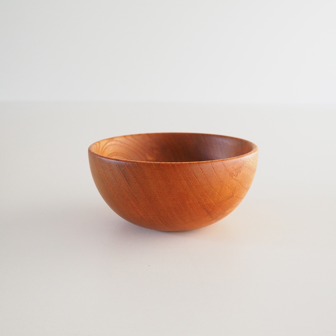 木のナッツボウル/深型/けやき | 工房 雲 | 糸島くらし×ここのき 公式