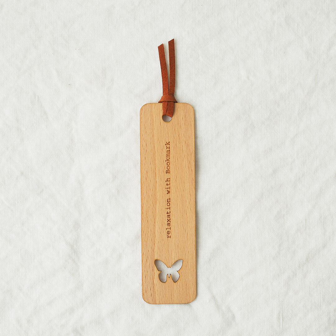 ブックマーク(木の栞)/ビーチ/Butterfly チョウ | kreis | 糸島くらし