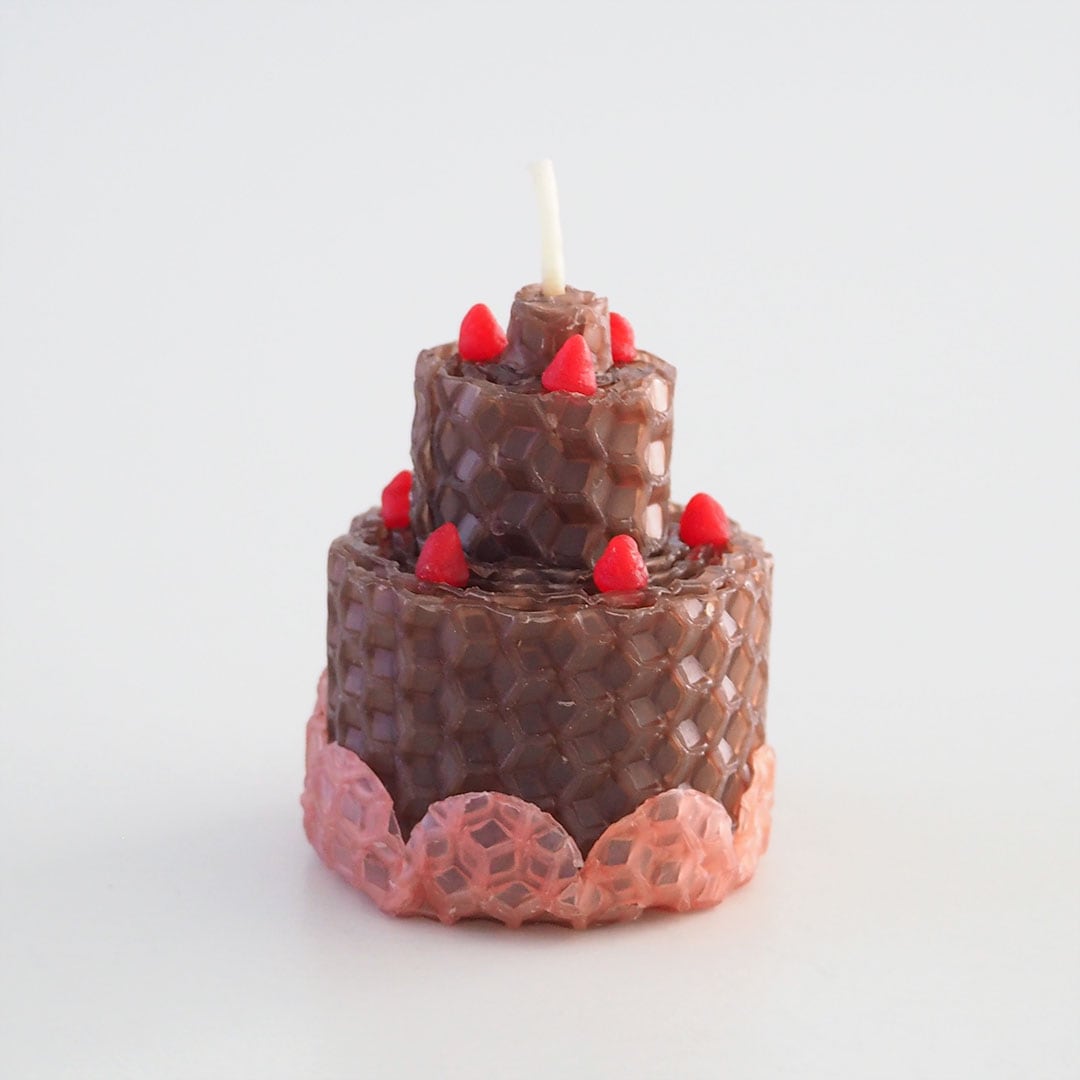 みつろうキャンドル/くるくるケーキ/チョコ | akarizm | 糸島くらし