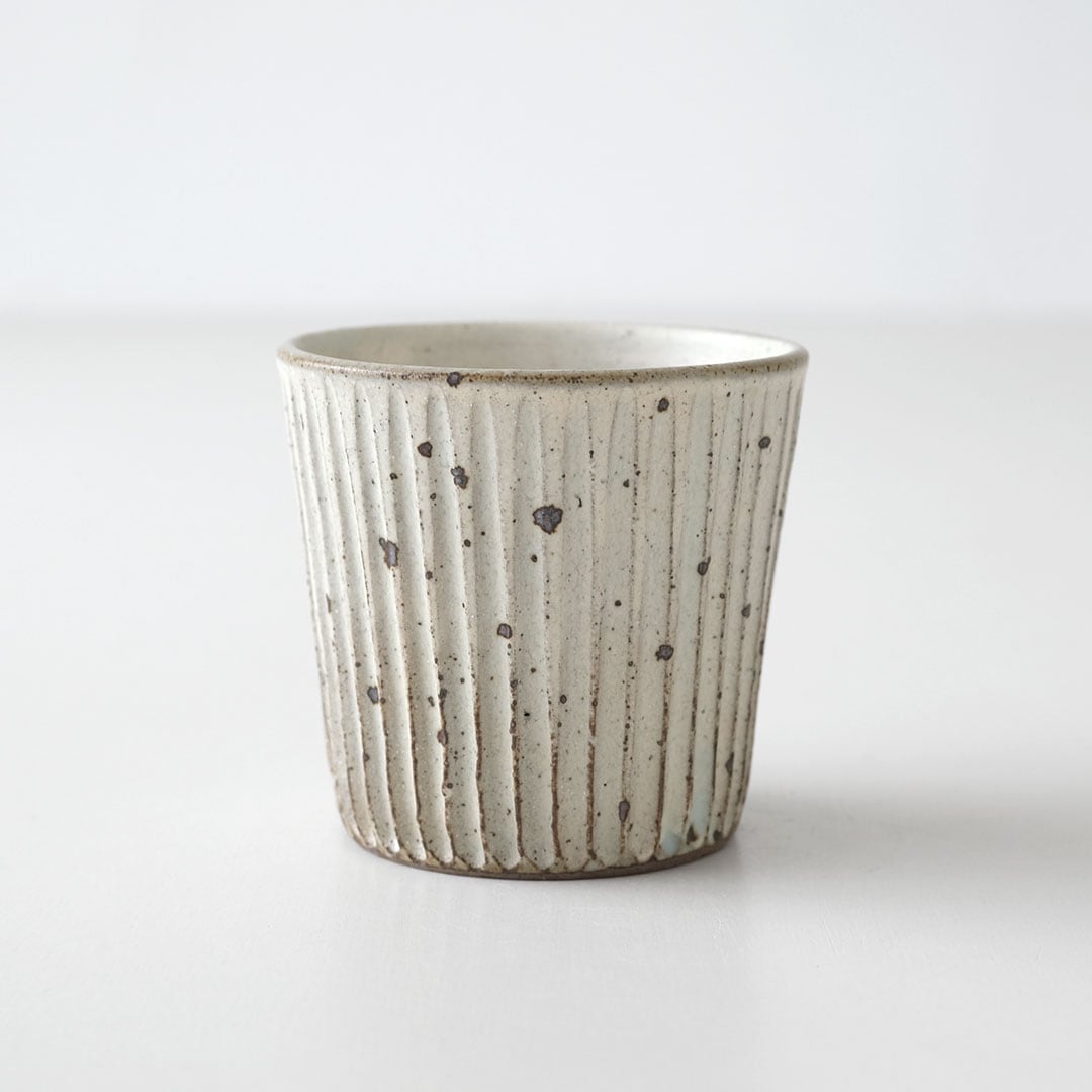 唐津　粉引茶わん　須恵窯 唐津 粉引茶わん 須恵窯 絵粉引唐津ご飯茶碗（葉っぱ）一客 |