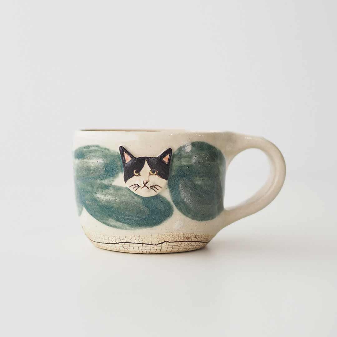 ねこ/立体/マグカップ | 陶工房 Ron | 糸島くらし×ここのき 公式