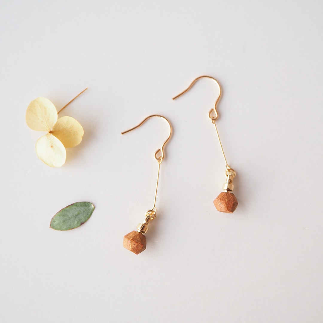 森のアクセサリー/そろばん/ピアス・ノンホールピアス | なごみのき