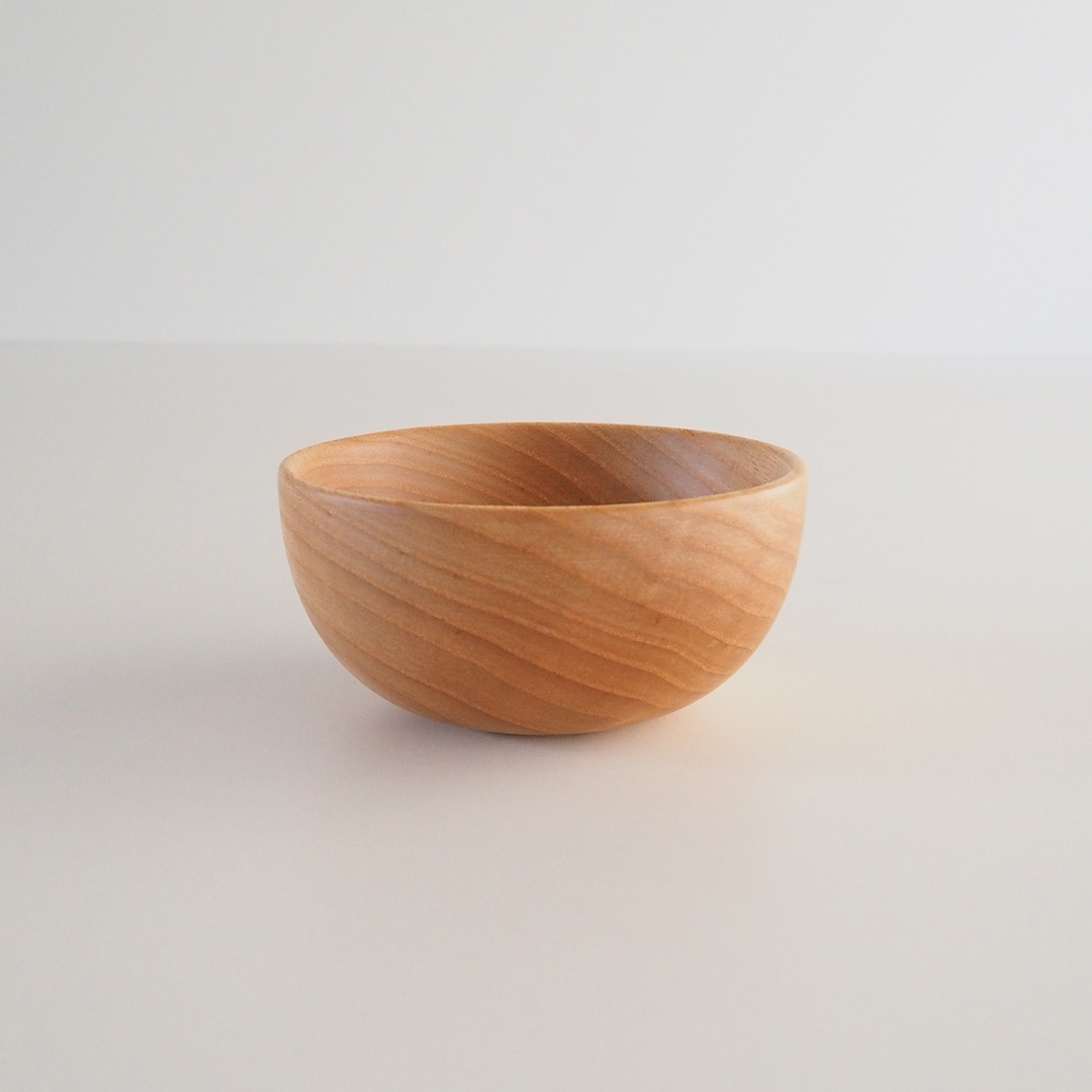 木のナッツボウル/深型/タモ | 工房 雲 | 糸島くらし×ここのき 公式