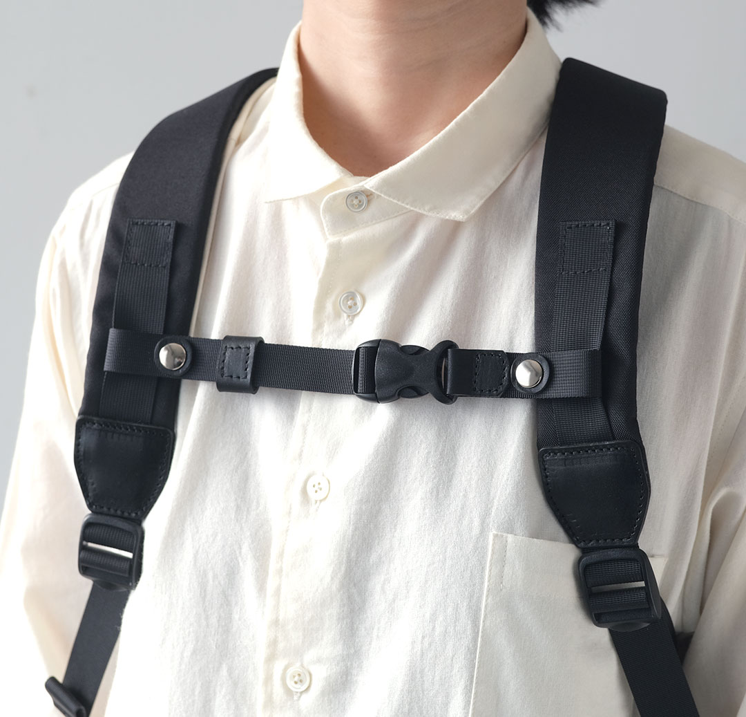 チェストベルト/ブラック【受注生産】 | SCATOLA | 糸島くらし×ここの
