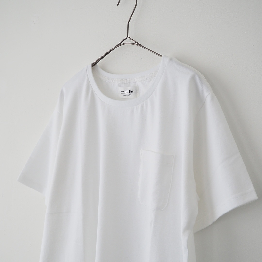 standard poc t-shirt/WHITE（UNISEX） | middle | 糸島くらし×ここの