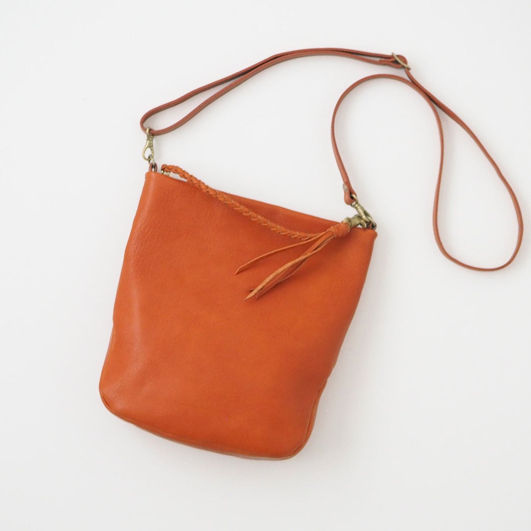 クリスマス年末年始は発送遅れます。 POLÈNE 美品キャメルショルダーバッグ Polène | バッグ - Numéro Neuf Mini - キャメル テクスチャード