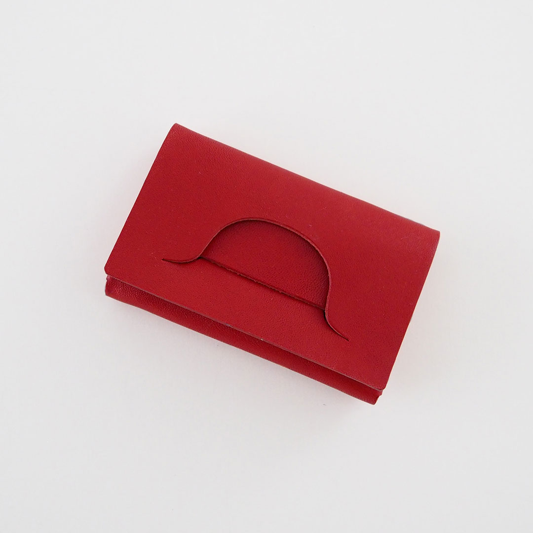 CARTA/名刺入れ/レッド | SCATOLA | 糸島くらし×ここのき 公式通販サイト