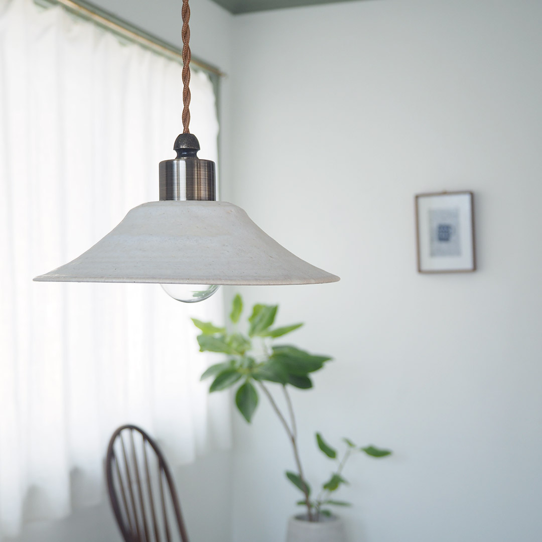 陶器のペンダントライト【一点物】 | acne.pottery.studio | 糸島