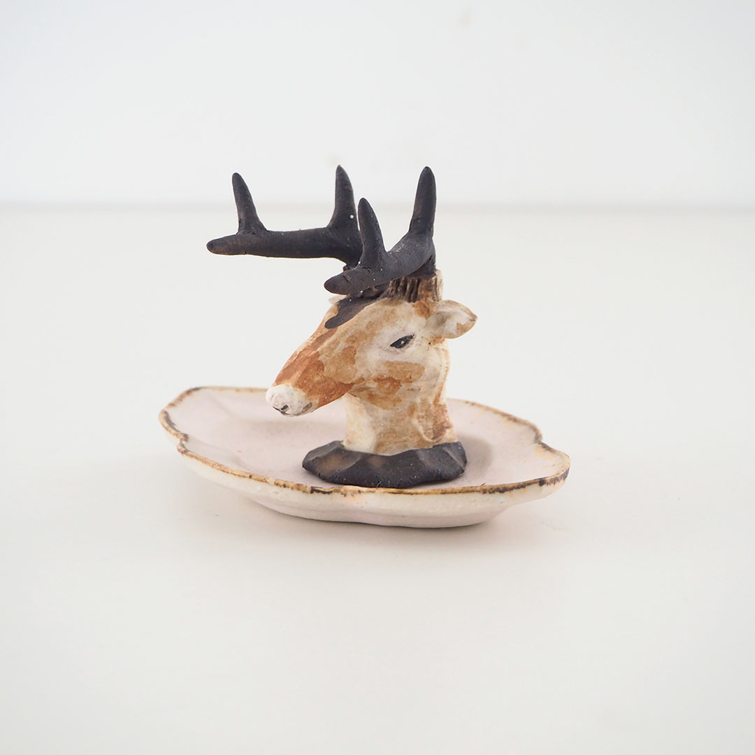 鹿のアクセサリートレイ | acne.pottery.studio | 糸島くらし×ここのき
