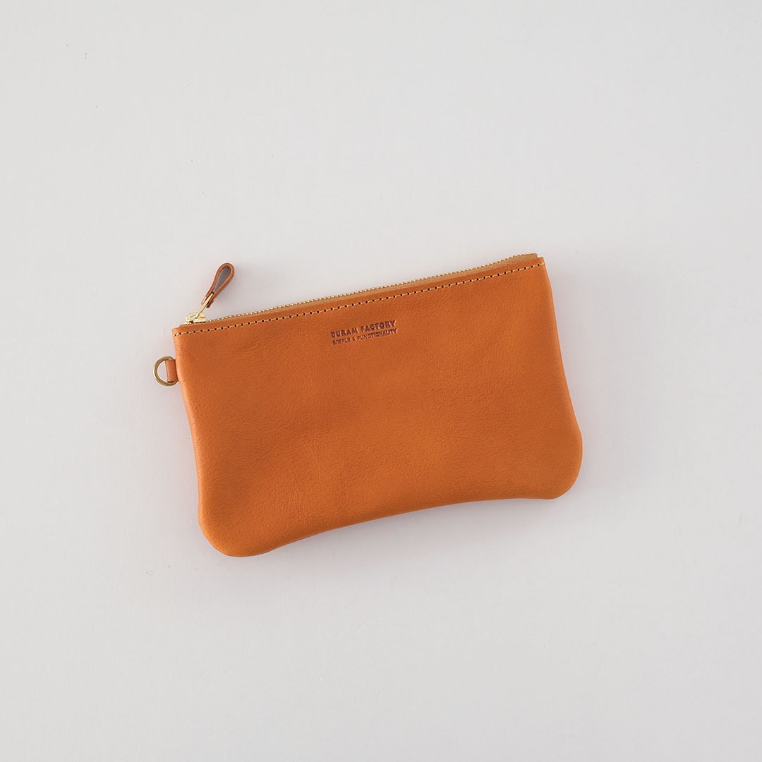 革製ファスナーポーチS | DURAM FACTORY | 糸島くらし×ここのき 公式