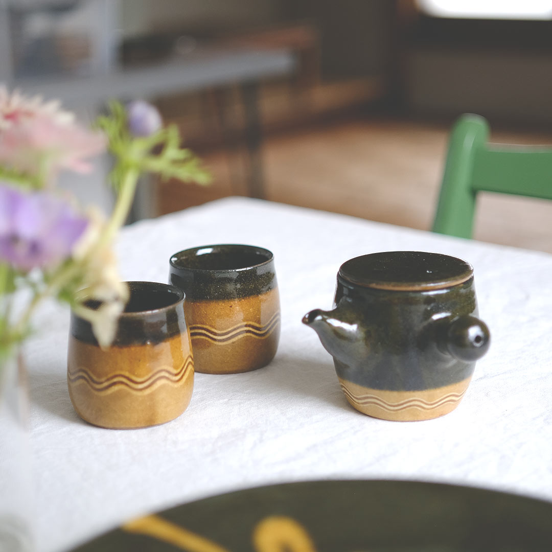 スリップウェア/花入/ボトル | SLIP WORKS | 糸島くらし×ここのき 公式