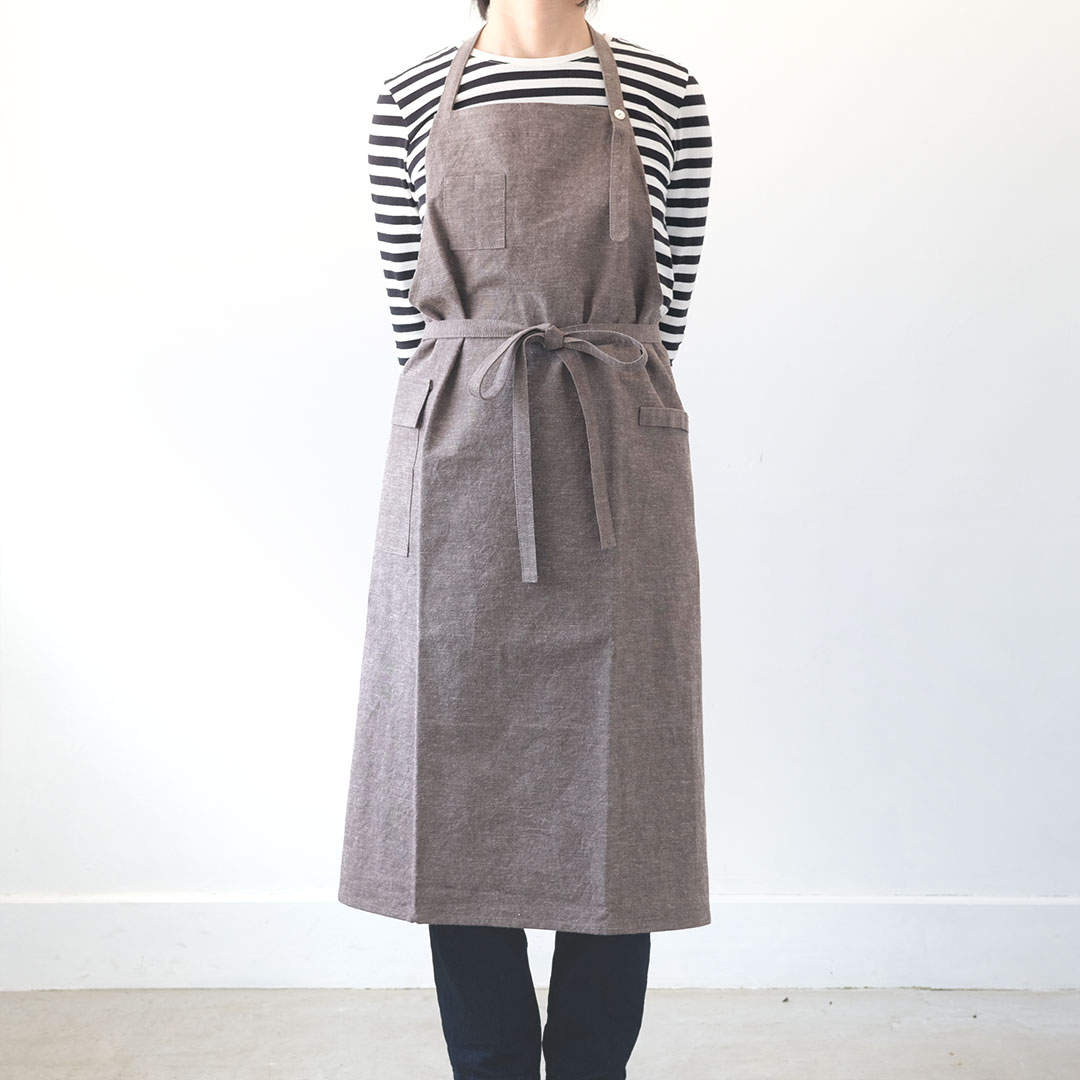 古布 縞木綿 格子柄 襤褸 BORO パッチワーク ふんわりギャザー