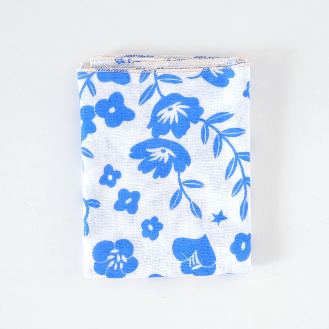 手ぬぐいタオル/みどりの庭/白青 | makumo(マクモ) | 糸島くらし×ここ