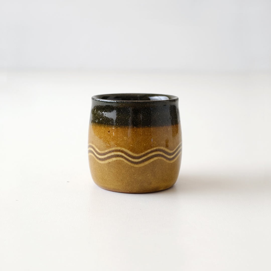 スリップウェア/湯呑み/小 | SLIP WORKS | 糸島くらし×ここのき 公式