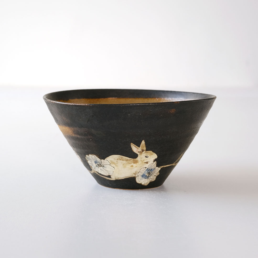 麺鉢/うさぎ | acne.pottery.studio | 糸島くらし×ここのき 公式通販サイト
