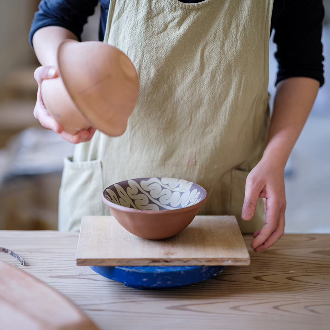 スリップウェア/ボウル/小 | SLIP WORKS | 糸島くらし×ここのき 公式