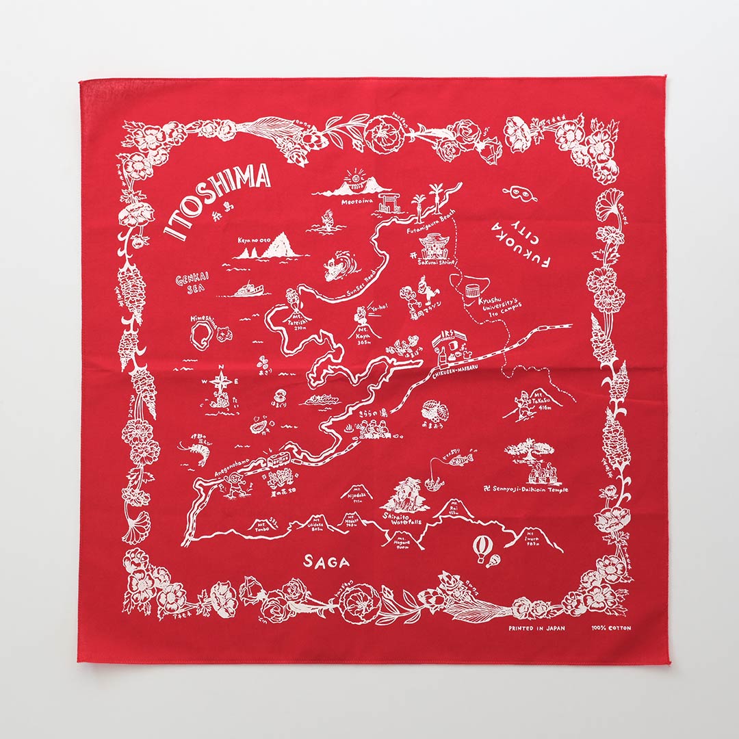 ITOSHIMA MAP BANDANNA/åɡߥۥ磻