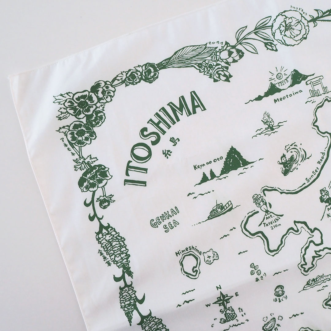 ITOSHIMA MAP BANDANNA/2022ꥫ顼