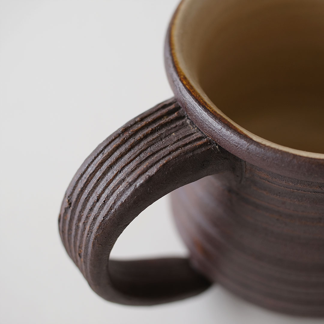 耐熱ミルクジャグ/焦げ茶 | 窯元ろくろ | 糸島くらし×ここのき 公式