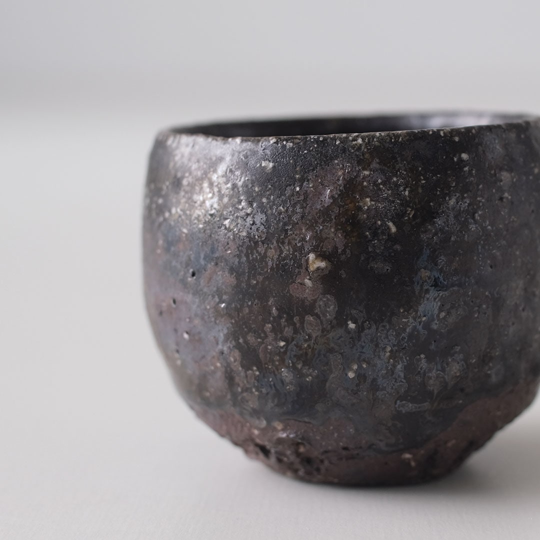 唐津焼き　　ぐい呑み 朝鮮唐津ぐい呑み BG-8 | 陶器工芸『夕彩』